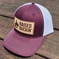 Raised Buckin' Hat (Maroon)