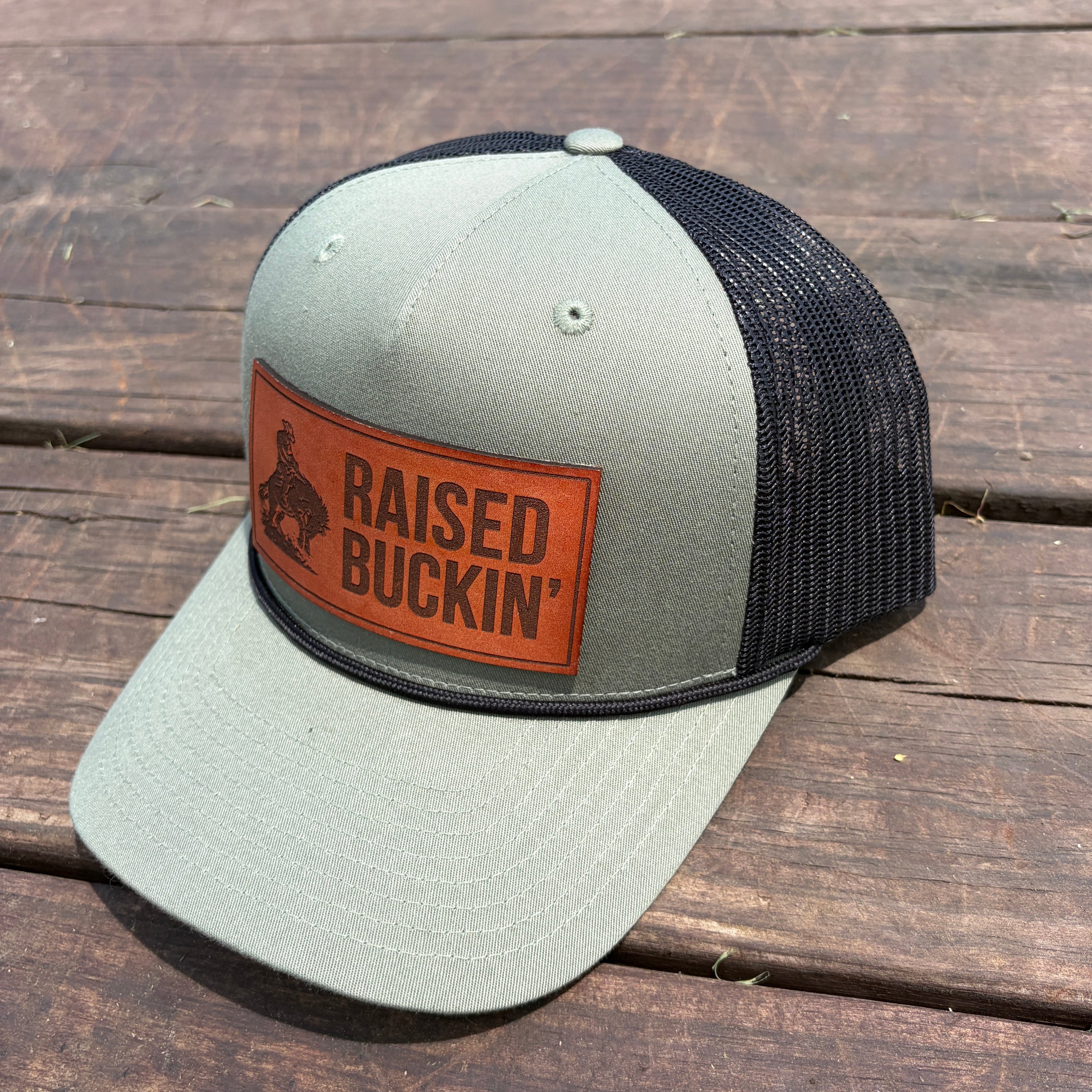 Raised Buckin' Hat (Green)